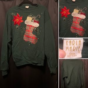 Vintage ugly Christmas sweater Karla Marie